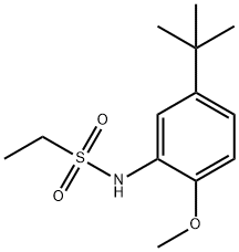 N-(5-tert-butyl-2-methoxyphenyl)ethanesulfonamide Struktur