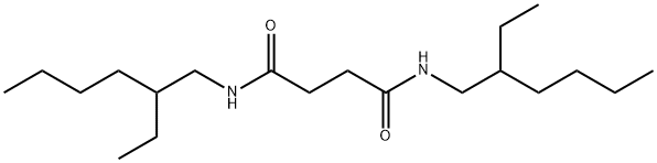 N,N'-bis(2-ethylhexyl)butanediamide Struktur