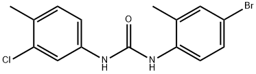 1-(4-bromo-2-methylphenyl)-3-(3-chloro-4-methylphenyl)urea Struktur