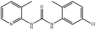 1-(5-chloro-2-methylphenyl)-3-(3-methylpyridin-2-yl)urea Struktur