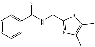 N-[(4,5-dimethyl-1,3-thiazol-2-yl)methyl]benzamide