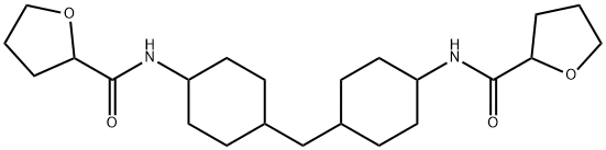 N-[4-[[4-(oxolane-2-carbonylamino)cyclohexyl]methyl]cyclohexyl]oxolane-2-carboxamide Struktur