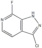 3-Chloro-7-fluoro-1H-pyrazolo[3,4-c]pyridine Struktur