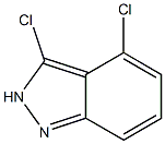 3,4-Dichloro-2H-indazole Struktur