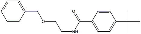 4-tert-butyl-N-(2-phenylmethoxyethyl)benzamide Struktur