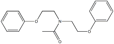 N,N-bis(2-phenoxyethyl)acetamide Structure