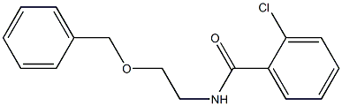 2-chloro-N-(2-phenylmethoxyethyl)benzamide Struktur