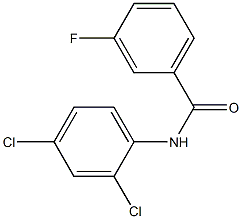 N-(2,4-dichlorophenyl)-3-fluorobenzamide Struktur