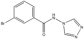 3-bromo-N-(1,2,4-triazol-4-yl)benzamide Struktur