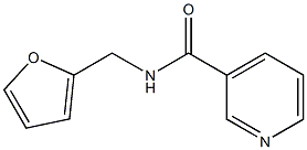 N-(furan-2-ylmethyl)pyridine-3-carboxamide Struktur