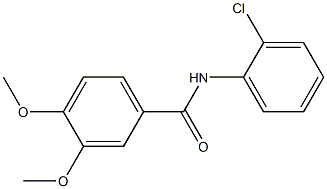 N-(2-chlorophenyl)-3,4-dimethoxybenzamide Struktur