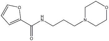 N-(3-morpholin-4-ylpropyl)furan-2-carboxamide Struktur