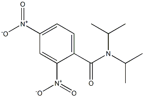 2,4-dinitro-N,N-di(propan-2-yl)benzamide Struktur