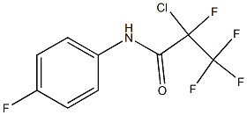 2-chloro-2,3,3,3-tetrafluoro-N-(4-fluorophenyl)propanamide Struktur