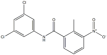 N-(3,5-dichlorophenyl)-2-methyl-3-nitrobenzamide Struktur