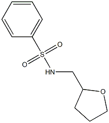 N-(oxolan-2-ylmethyl)benzenesulfonamide Struktur