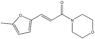 (E)-3-(5-methylfuran-2-yl)-1-morpholin-4-ylprop-2-en-1-one Struktur