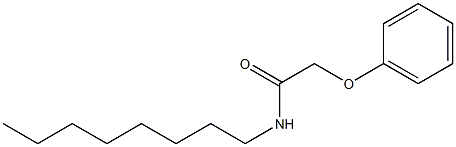 N-octyl-2-phenoxyacetamide Struktur