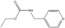 ethyl N-(pyridin-4-ylmethyl)carbamate Struktur