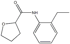 N-(2-ethylphenyl)oxolane-2-carboxamide Struktur