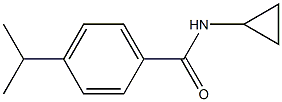 N-cyclopropyl-4-propan-2-ylbenzamide Struktur