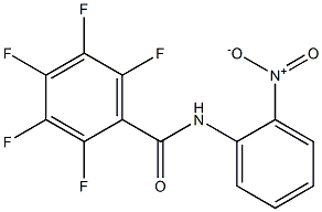 2,3,4,5,6-pentafluoro-N-(2-nitrophenyl)benzamide Struktur