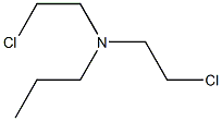 N,N-bis(2-chloroethyl)propan-1-amine Struktur