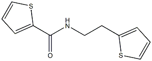 N-(2-thiophen-2-ylethyl)thiophene-2-carboxamide Struktur