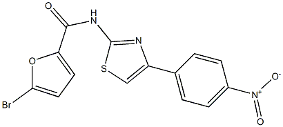 5-bromo-N-[4-(4-nitrophenyl)-1,3-thiazol-2-yl]furan-2-carboxamide Structure