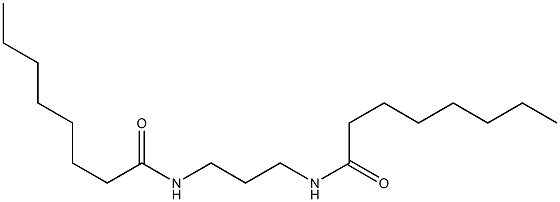 N-[3-(octanoylamino)propyl]octanamide Struktur