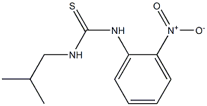 1-(2-methylpropyl)-3-(2-nitrophenyl)thiourea Struktur