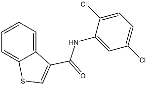 N-(2,5-dichlorophenyl)-1-benzothiophene-3-carboxamide Struktur