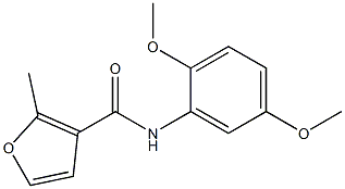 N-(2,5-dimethoxyphenyl)-2-methylfuran-3-carboxamide Struktur