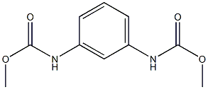 methyl N-[3-(methoxycarbonylamino)phenyl]carbamate Struktur