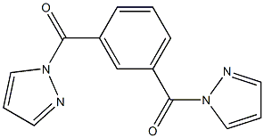 [3-(pyrazole-1-carbonyl)phenyl]-pyrazol-1-ylmethanone Struktur