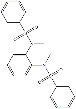 N-[2-[benzenesulfonyl(methyl)amino]phenyl]-N-methylbenzenesulfonamide Struktur