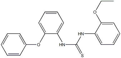 1-(2-ethoxyphenyl)-3-(2-phenoxyphenyl)thiourea Struktur