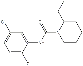 N-(2,5-dichlorophenyl)-2-ethylpiperidine-1-carboxamide Struktur