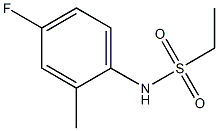 N-(4-fluoro-2-methylphenyl)ethanesulfonamide Struktur