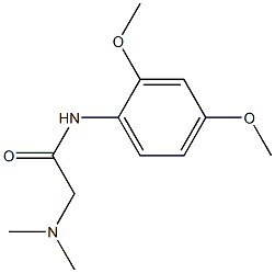 N-(2,4-dimethoxyphenyl)-2-(dimethylamino)acetamide Struktur