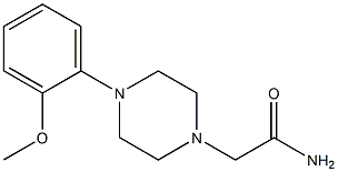 2-[4-(2-methoxyphenyl)piperazin-1-yl]acetamide Struktur