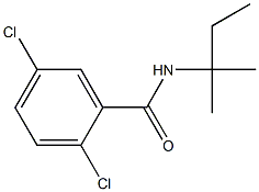 2,5-dichloro-N-(2-methylbutan-2-yl)benzamide Struktur