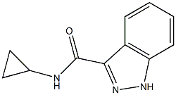 N-cyclopropyl-1H-indazole-3-carboxamide Struktur