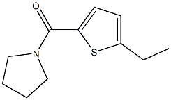 (5-ethylthiophen-2-yl)-pyrrolidin-1-ylmethanone Struktur