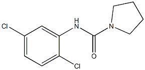 N-(2,5-dichlorophenyl)pyrrolidine-1-carboxamide Struktur