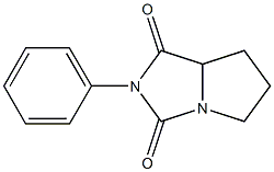 2-phenyl-5,6,7,7a-tetrahydropyrrolo[1,2-c]imidazole-1,3-dione Struktur