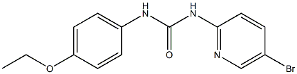 1-(5-bromopyridin-2-yl)-3-(4-ethoxyphenyl)urea Struktur