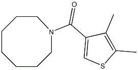 azocan-1-yl-(4,5-dimethylthiophen-3-yl)methanone Struktur