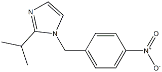 1-[(4-nitrophenyl)methyl]-2-propan-2-ylimidazole Struktur