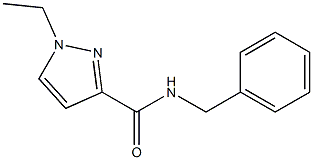 N-benzyl-1-ethylpyrazole-3-carboxamide Struktur